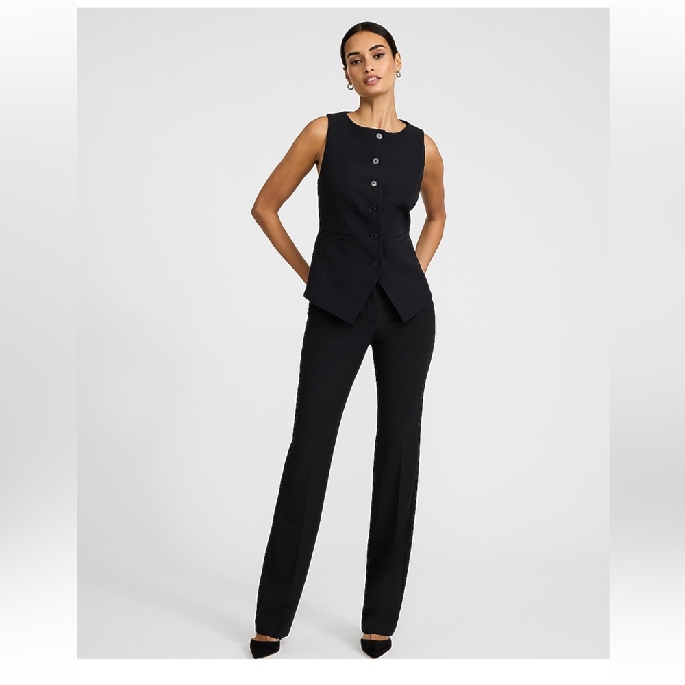 Express Editor Mid Rise Relaxed Trouser NWT